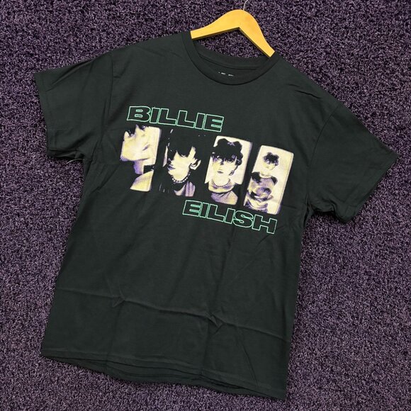Billie Eilish Photo Panels Hit Me Hard and Soft T-Shirt L - Picture 3 of 4